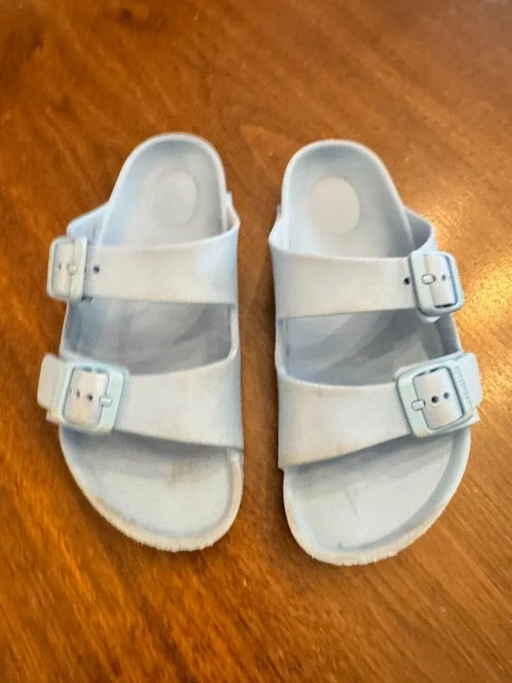 Birkenstock Kids Arizona EVA Sandals Blue Slip-On Size 32 EU (1 US) Waterproof